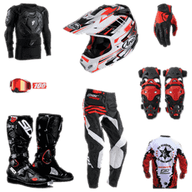 Motocross gear - the gear for a regular training